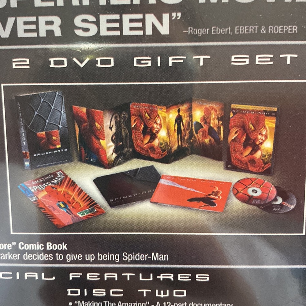 Spider-Man 2 Limited Edition Collector's DVD Gift set NEW still in wrapper - Picture 9 of 9
